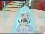 [CM3D2] RWBY hentai - Weiss Schnee roughly fucked for all to see