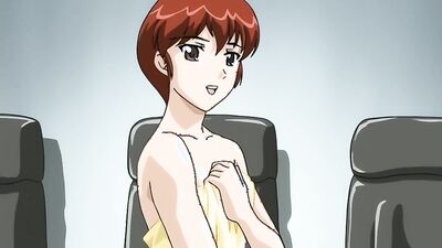 Watch these hot office babes with huge tits get naughty in a cartoon hentai sex movie