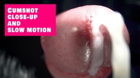 Cumshot close-up &amp; slow motion