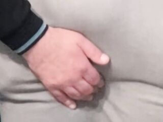 Hirsute Vagina Fingered in Crowded Subway