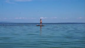 Kayaking babe gets fucked in the woods