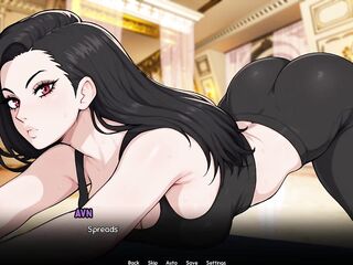 Haunted By Femdom #04 - Yoga With Gorgeous Breasty Shemale hentai Showing Her Large Bulge In Her Yoga Panties