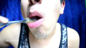 eating the lunch