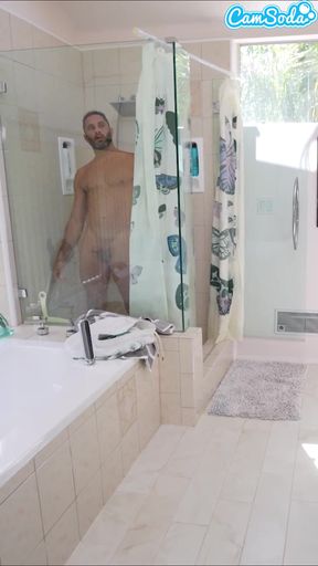 Sisi Rose gets a wet and messy shower orgasm