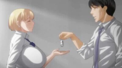 Mature blonde with huge tits spreads her legs wide open for a hard creampie