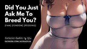 [asmr] Mommy Dom Pegging Leads To Breeding Your Hole [audio Roleplay] [femdom] [strap-on] [breeding] With Erotic Audio And Car Toon