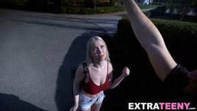 Tiny&#x5993;&#x5973;Roxy Risingstar Experiences Rough Vagina&#x1F32E;&#xFE0F; Action Post Blowjob