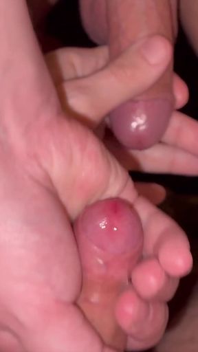 The Best Cumshots of 2 Uncut Cocks From the 4th Quarter