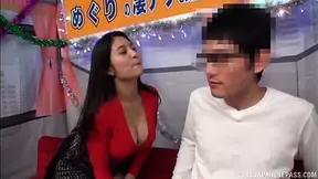 Seductive Meguri Coaxed Into Deep-Throating Every Inch Of His Hard Cock