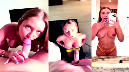 skylarmaexo pov blowjob with cum on tits