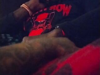 Sucking His Large ebony Dong Always have me soaked when ????????????