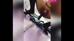 Love Hard Anal with Big cucumber