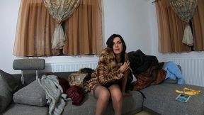milfycalla-masturbating while wearing fur coats, shiny clothes and long jackets - 203 -