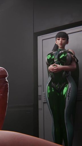 Eve&#039;s Special Mission (naked) - Stellar Blade Hentai Blowjob Animation