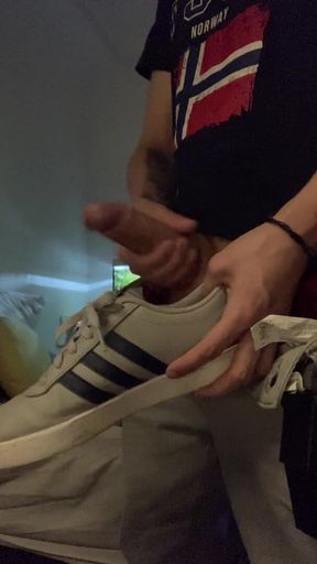 Sneakers fetish guy