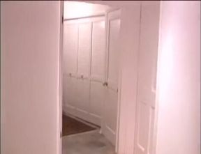 Hotel guest found chambermaid caressing her pussy in his room and decided to help her to calm down h