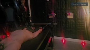 Stina Stone Mercyless Stretching on the Rack by Mistress in Leather Gloves Wristwatch Bondage Racked Full Version