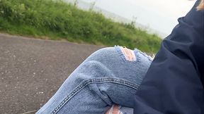 Full version - Started on a Bench, Ended at the Pier &ndash_ No Regrets - Super risky public sloppy Handjob