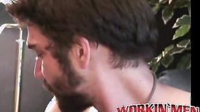 ”Deviant shaft drips cum after passionate masturbation”