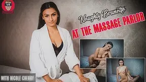 At The Massage Parlor - Naughty Brunette - VRpornjack