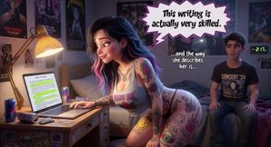 Rock Nights Ignite Deep Passion Between Concert Companions Leading to Unforgettable Intimacy (ai Generated)