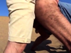 Bareback Outdoor Adventure With A Stranger On A Dune