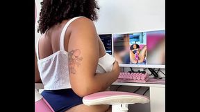 Watching Myself and Playing Ass Until I Cum