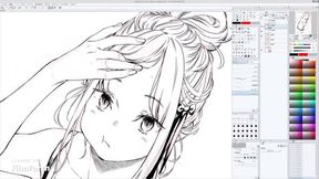 Drawing Anime Girl