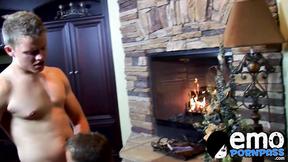 ”Emo jock feasts on fat prick before receiving it deep”