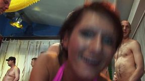 Gangbang German Sluts in Continuous Fuck