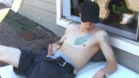 ”Shane Beats Off On Roof”