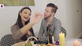 Ania Kinski's French MILF lover can't resist her romantic charms