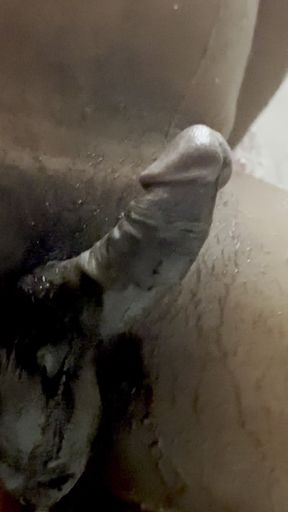 Indian Desi Boy Bathing & Showing His Hard Dick