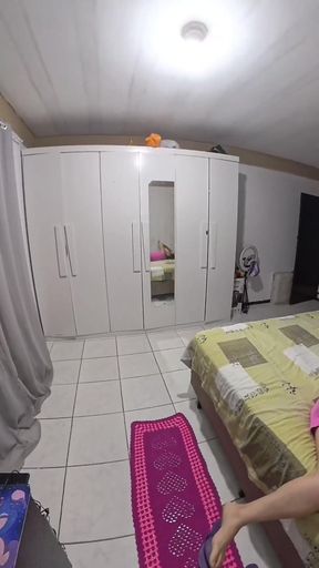 Housewife Pays Technician with Her Ass While Husband Is Away