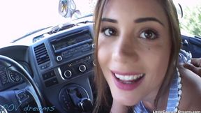 POV Dreams - Little Caprice - J stops his car and seduces him
