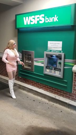 DeeDee Out for A Walk in White Boots Hoping to Hookup   Clip 1