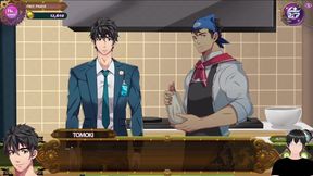Rald Schwarz x Tomoki Part 5 Full service gameplay Big Boss pounding until he creampies