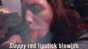 Eves Sloppy Red Lipstick Oral