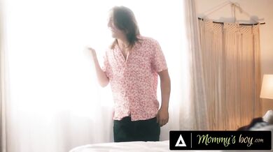 MOMMY'S BOY - MILF Penny Barber CAUGHT BFF Fucking Her Stepson & JOINS IN! BUSTY STEPMOM GROUP SEX!