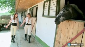 Barn sex party with Christy Marks and Terry Nova