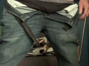 Jerking In My Jeans - Pool Of Cum