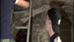 tim cosla fucke dby greg centuri in jogging and sneaker