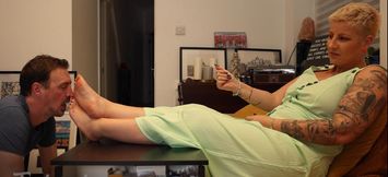 Miss Fair Trade & Feetured Video as Foot Slave Dan - Clap. Tap. Obey. - Foot Command Slave Training Begins