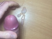 BIGGEST CUMSHOT IN A WHILE - spraying cum like crazy