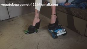 Nastya hard crush toy car