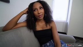 Stepson discovers the power of ejaculation, gets help from his sexy ebony