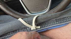 Cumshot in my car