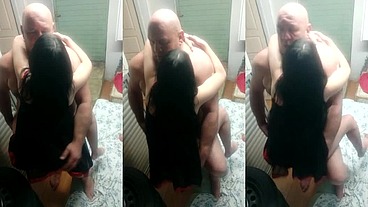 tiuzao branquinha de 24 anos e a delicia da ninfeta rabudinha