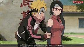 Naruto: Boruto &amp; Sarada - Deep Hardcore Training Goes Wrong (uncensored Hentai)