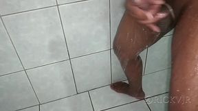 Jerk off at the Bathroom 'hot Jizz of Sperm'